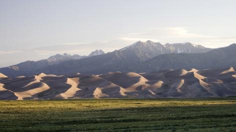An expansive diversity of meadows, sand dunes and mountains