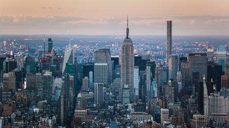 Veja o emblemático horizonte da cidade de Nova York