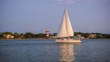Un viaje romántico en velero por Hilton Head Island, Carolina del Sur