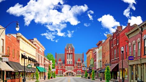 Hermoso día para explorar el centro de la ciudad, donde se encuentran más de 200 edificios listados en el Registro Nacional de Lugares Históricos