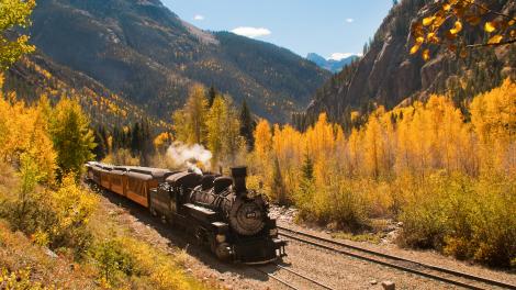Excursion pittoresque à bord du train historique de Durango & Silverton Narrow Gauge Railroad