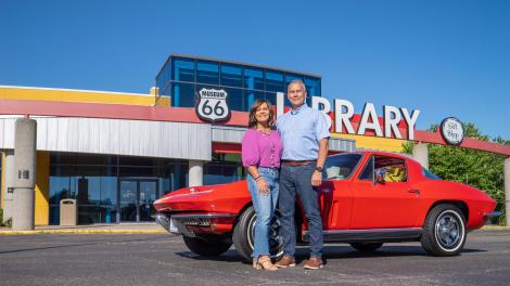 Visiting the Route 66 Museum at the Lebanon-Laclede County Library