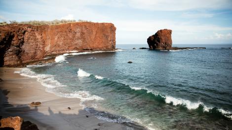 A majestic view of Puʻupehe
