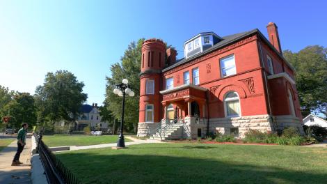 Turn-of-the-century house in historic Murphysburg, Missouri