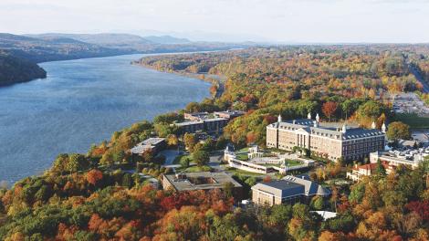 Das Culinary Institute of America am Hudson River im Hyde Park