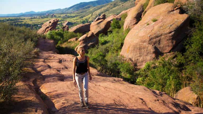 Exploring Red Rocks Park & Amphitheatre outside Denver