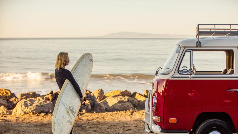 Morning surf excursion on Emma Wood State Beach