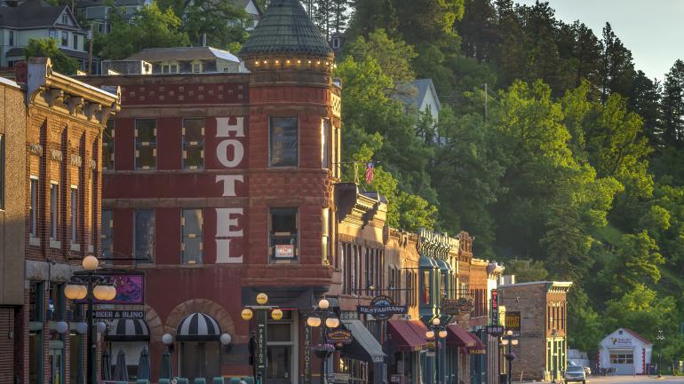 Downtown Deadwood offers diverse entertainment options, lodging options and plenty of Gold Rush-era history.