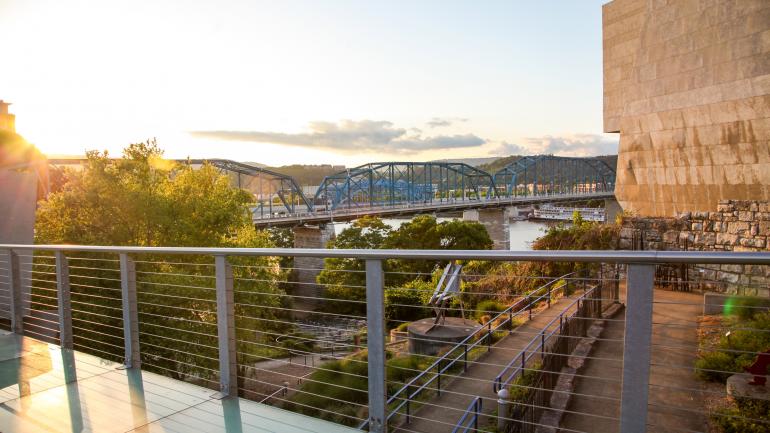 查塔努加亨特美国艺术博物馆步道风景