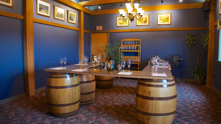 Glenora Wine Cellars tasting room