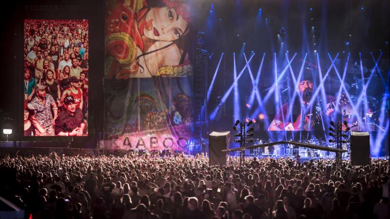 The popular KAABOO Del Mar music festival in San Diego, California