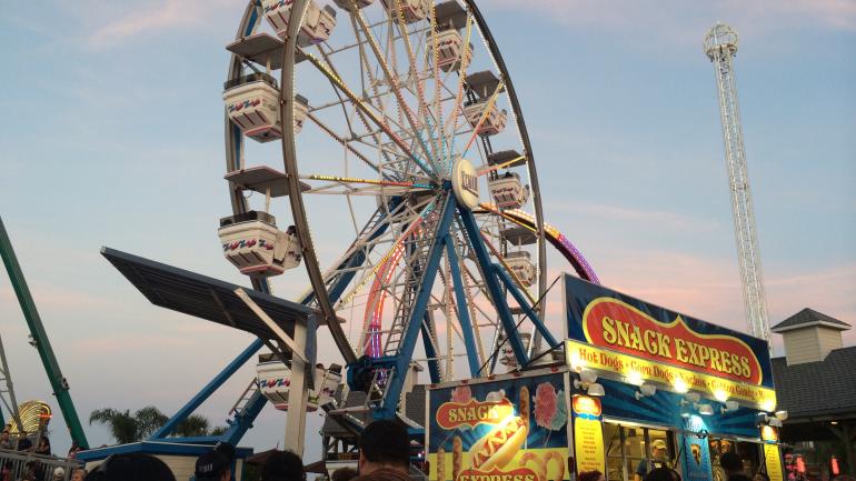 La grande roue du parc d’attractions du Downtown Aquarium de Houston