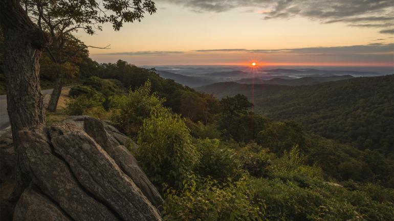 Skyline Drive in Shenandoah National Park