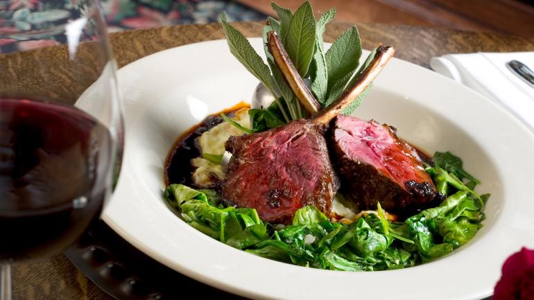 Dining on locally sourced food at Wild Sage in Jackson