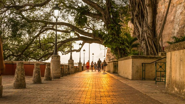 El Paseo de la Princesa, a scenic promenade featuring restaurants and shopping