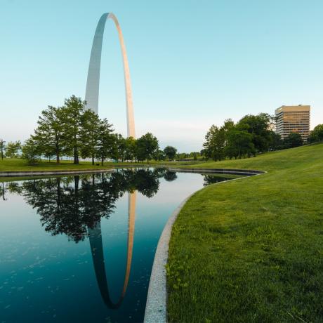 Gateway Arch National Park in St. Louis, Missouri