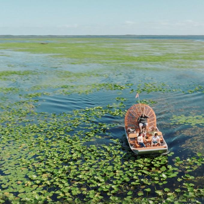 An airboat tour near Orlando, Florida An airboat tour near Orlando, Florida