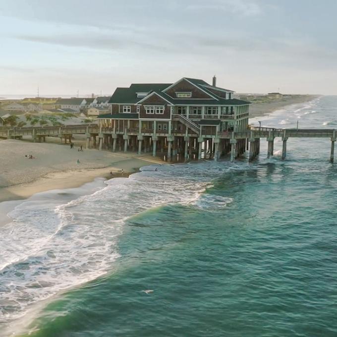 The rugged coastline of North Carolina The rugged coastline of North Carolina