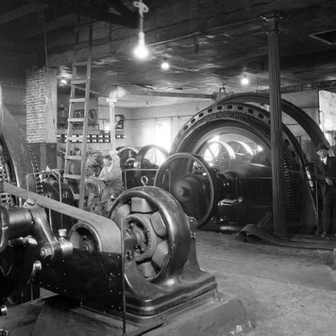 Historic image of Laramie’s first power plant