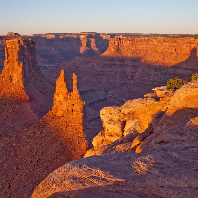 캐니언랜즈 국립공원 특유의 눈부신 절경