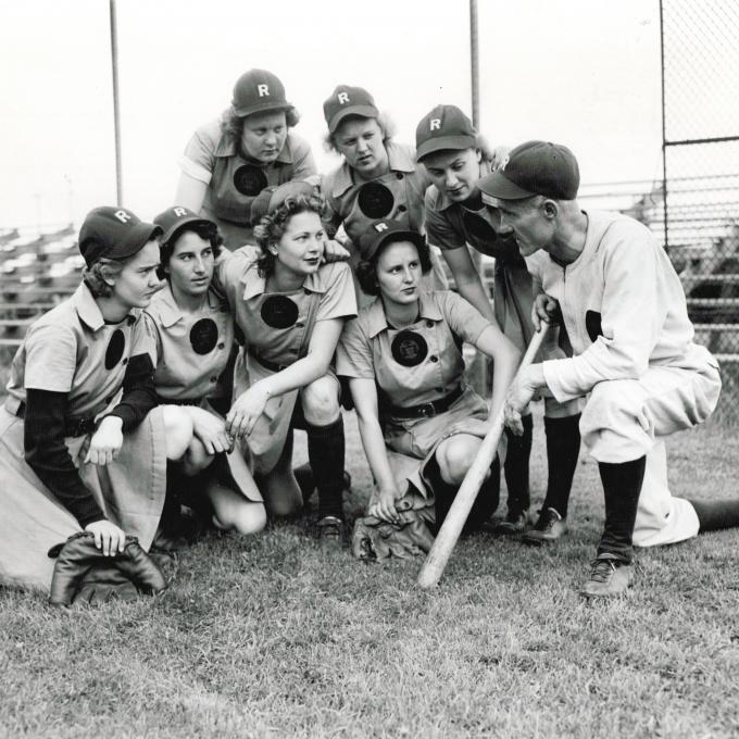 Rockford Peaches women’s baseball team
