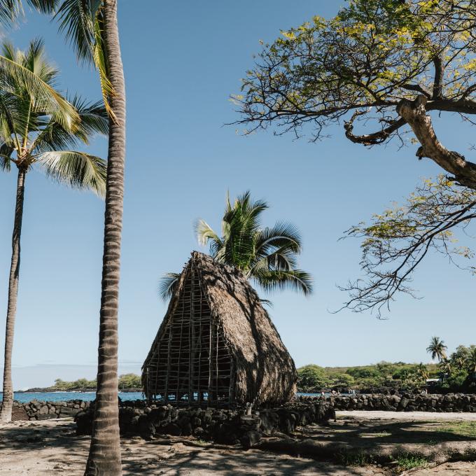 Puʻuhonua o Hōnaunau National Historical Park in Hōnaunau, Hawaiʻi