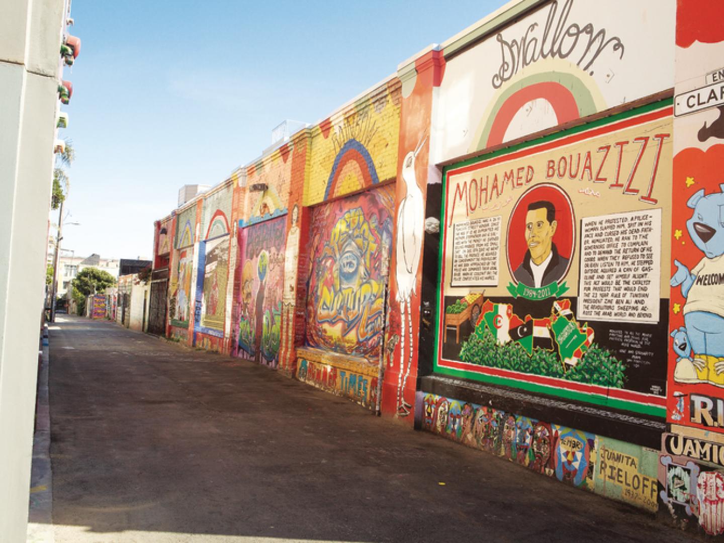 Mural Mission District en San Francisco, California