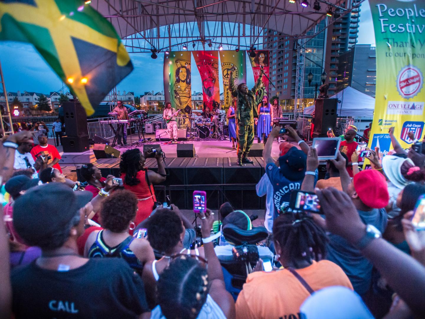 Fans take in live music during Wilmington’s People’s Festival 4Peace Tribute to Bob Marley