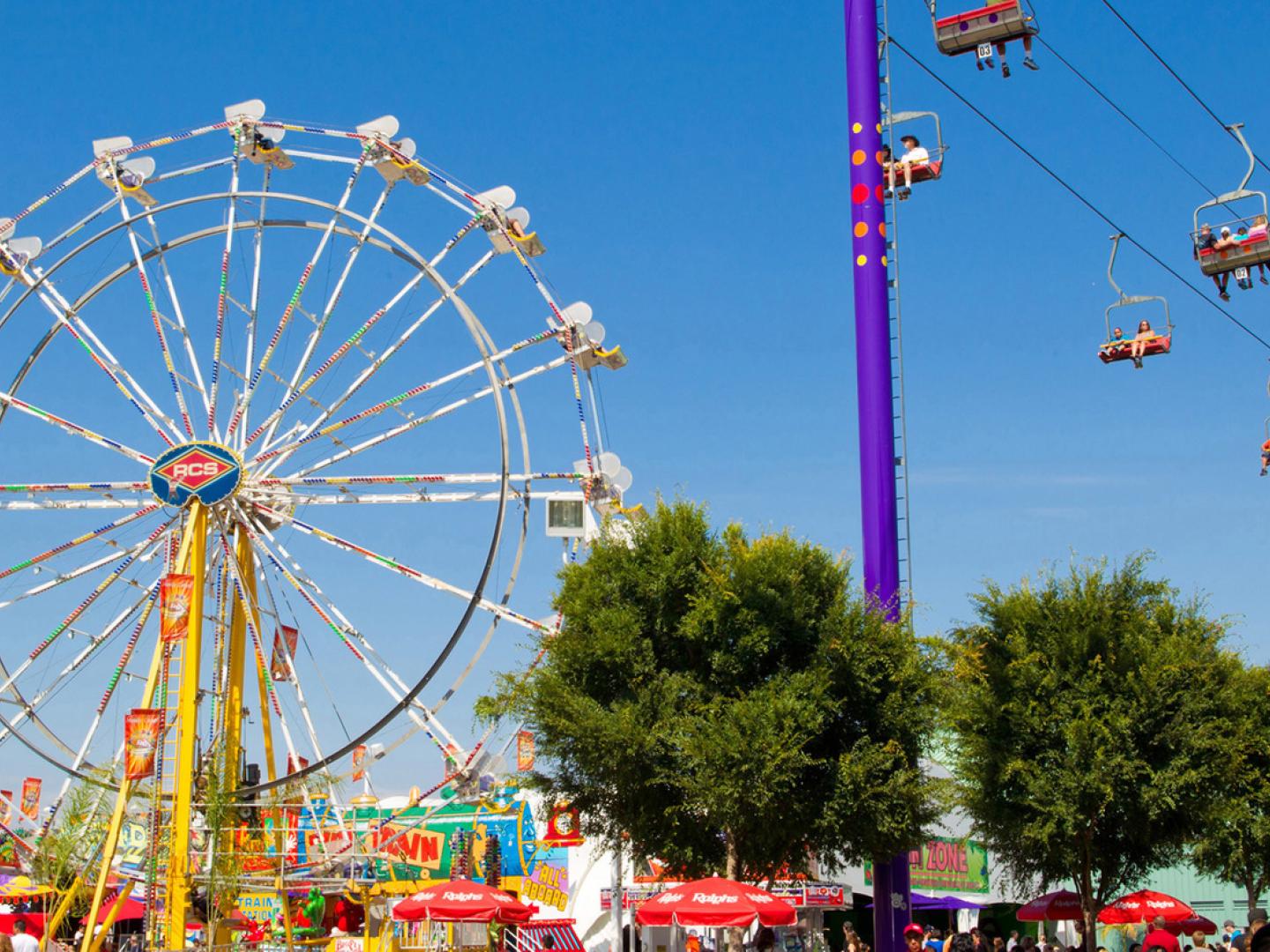 Rides and family fun at the Orange County Fair