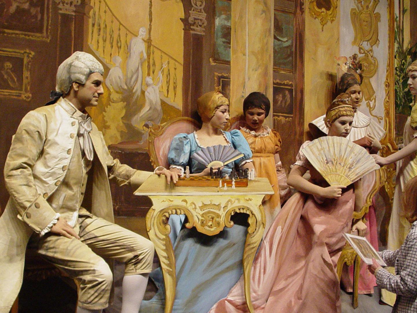 Recreación de obras de arte famosas durante Pageant of the Masters en Laguna Beach