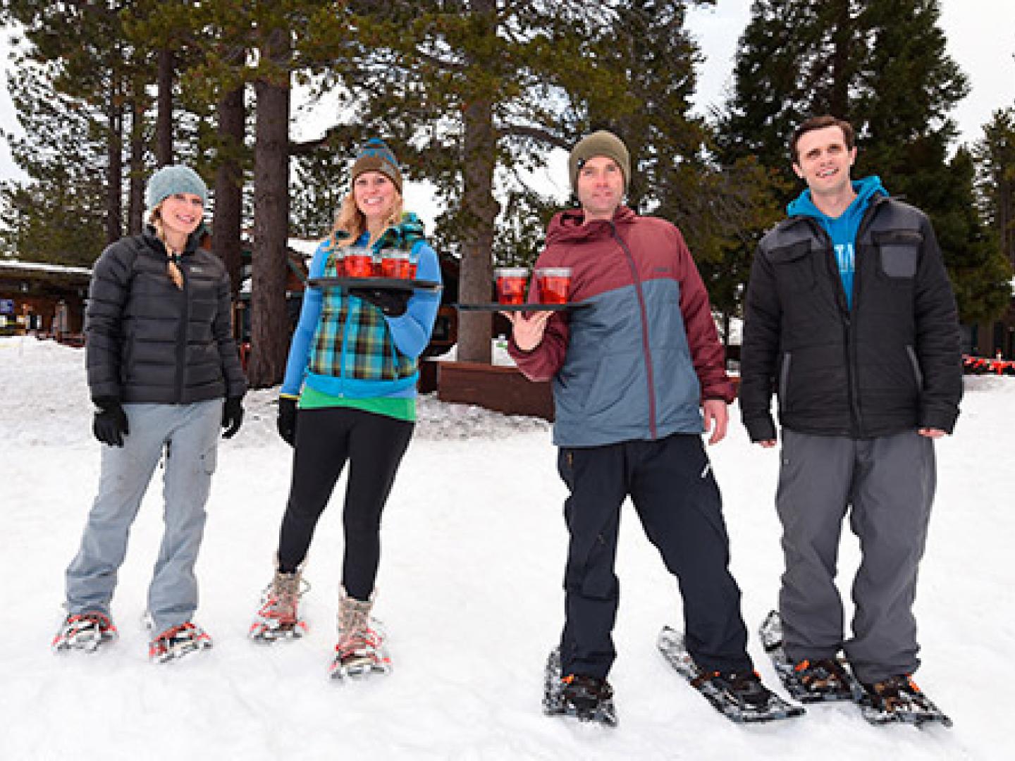 The end game at Snowshoe Cocktail Races 