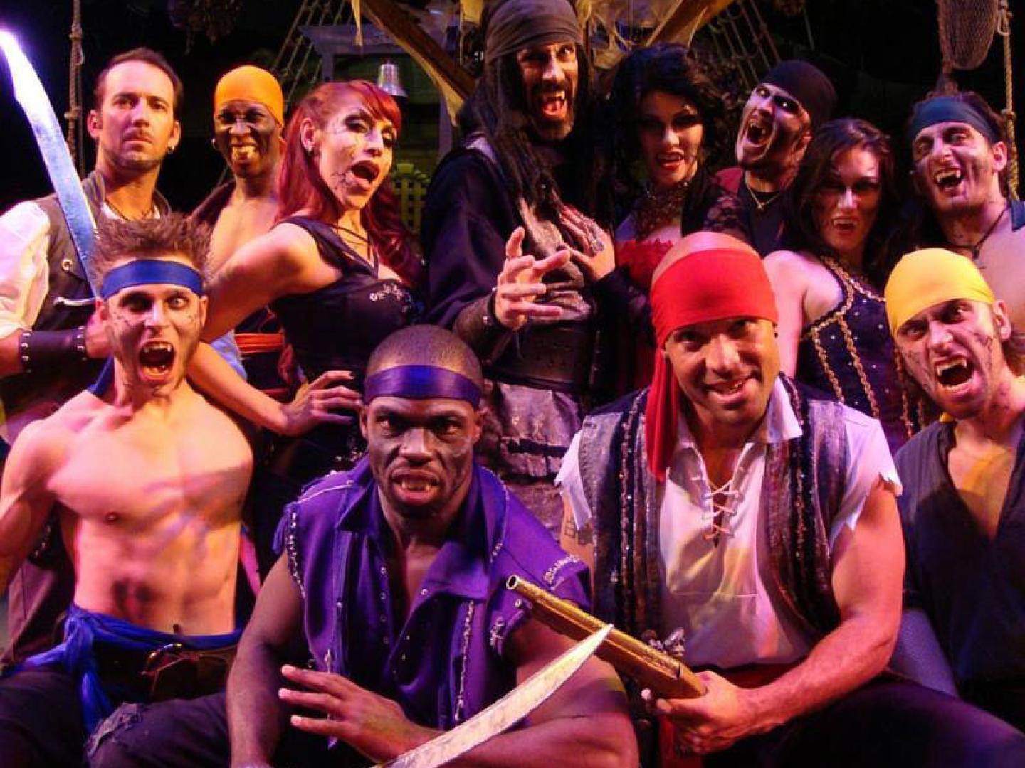 The scary crew of Vampirate’s at Pirate’s Dinner Adventure