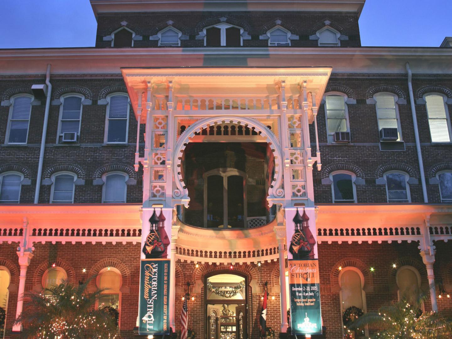 Victorian architecture on display during the Plant Museum’s Victorian Christmas Stroll