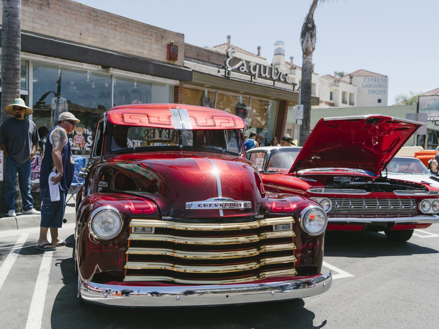 Vehicles on display at the multiday Classic at Pismo Beach Car Show in California