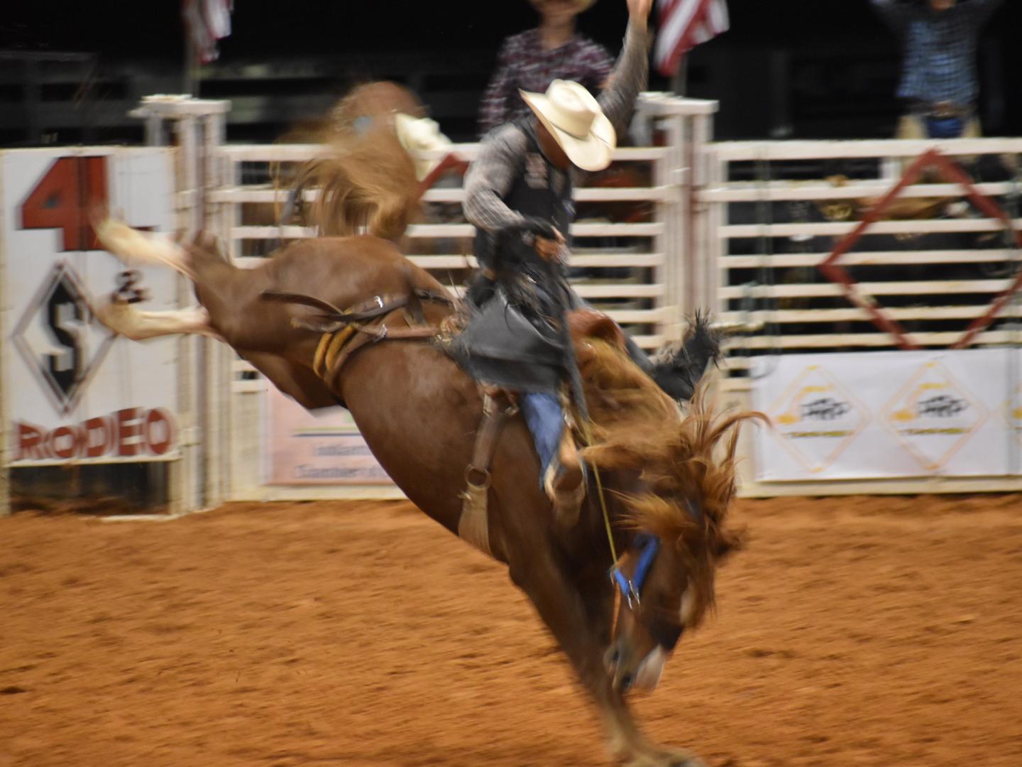 Compétition au Indiantown Rodeo en Floride