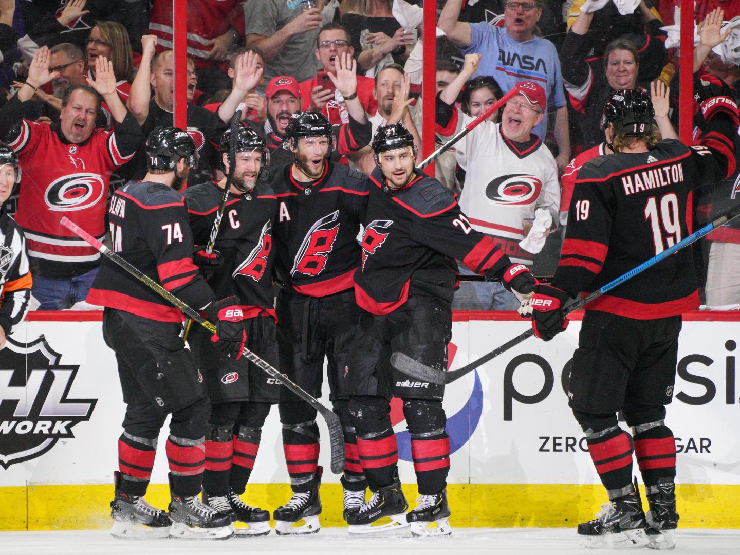 Membros da equipe do Carolina Hurricanes National Hockey League