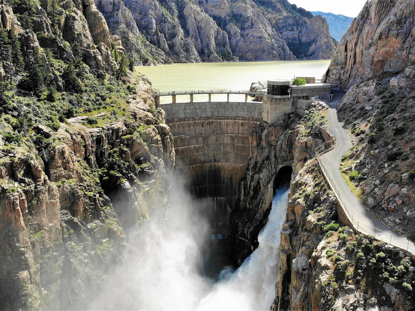 The Buffalo Bill Dam & Visitor Center  in Cody, Wyoming