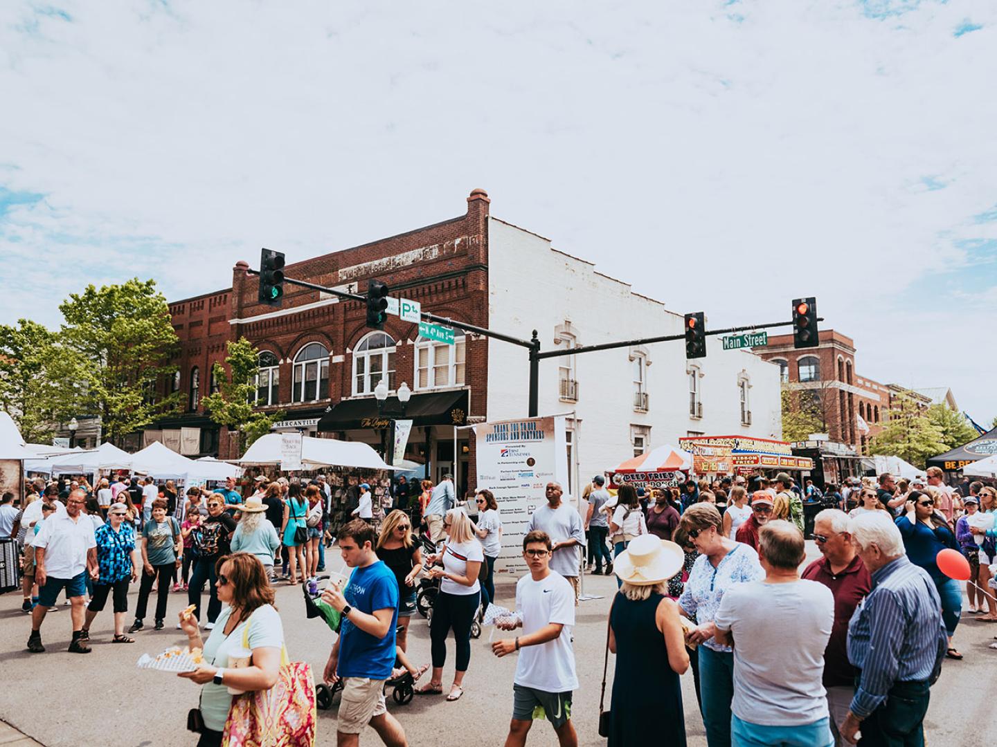 Main Street Festival em Franklin, Tennessee