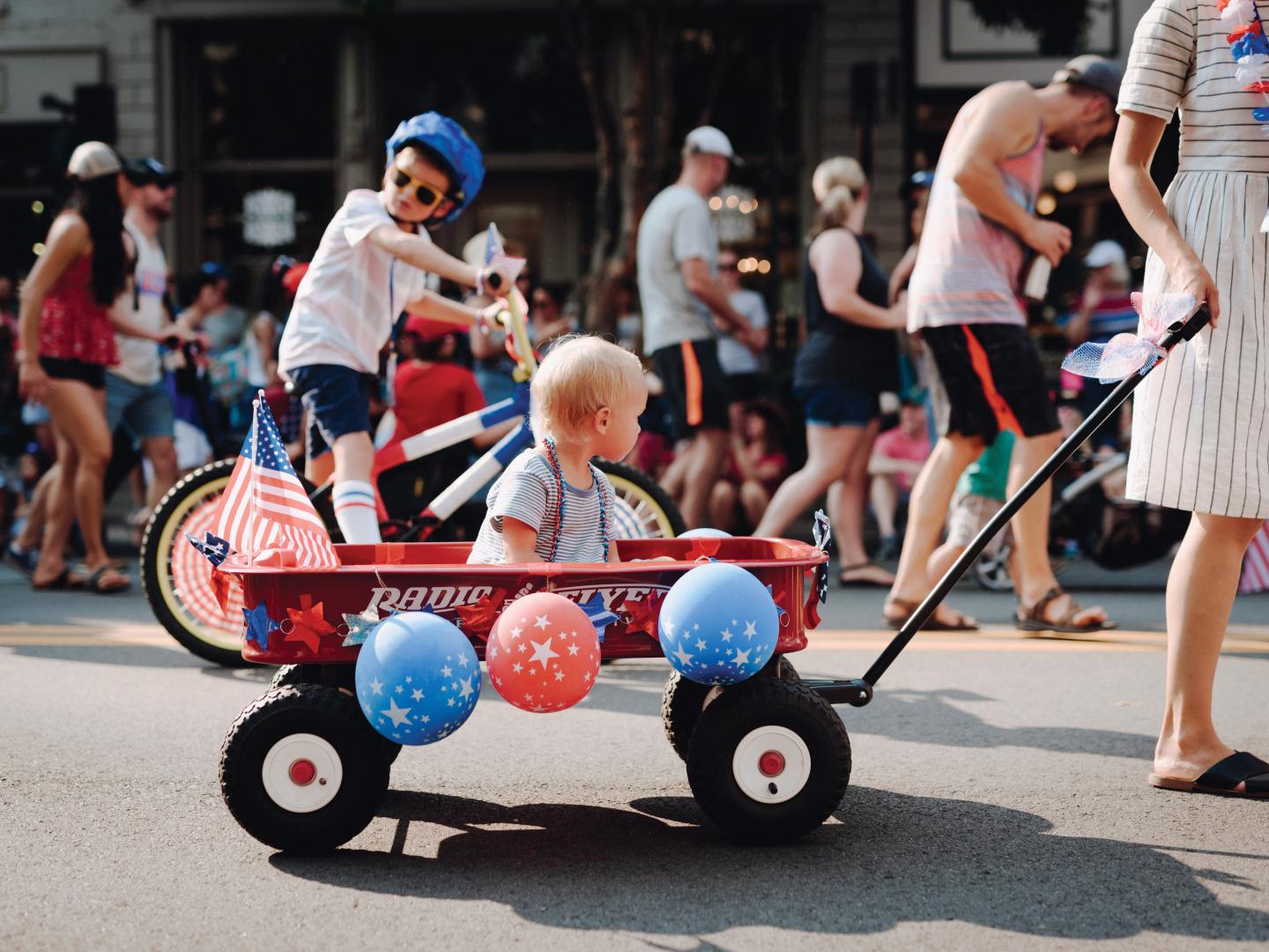 Celebração de Quatro de Julho em Franklin, Tennessee