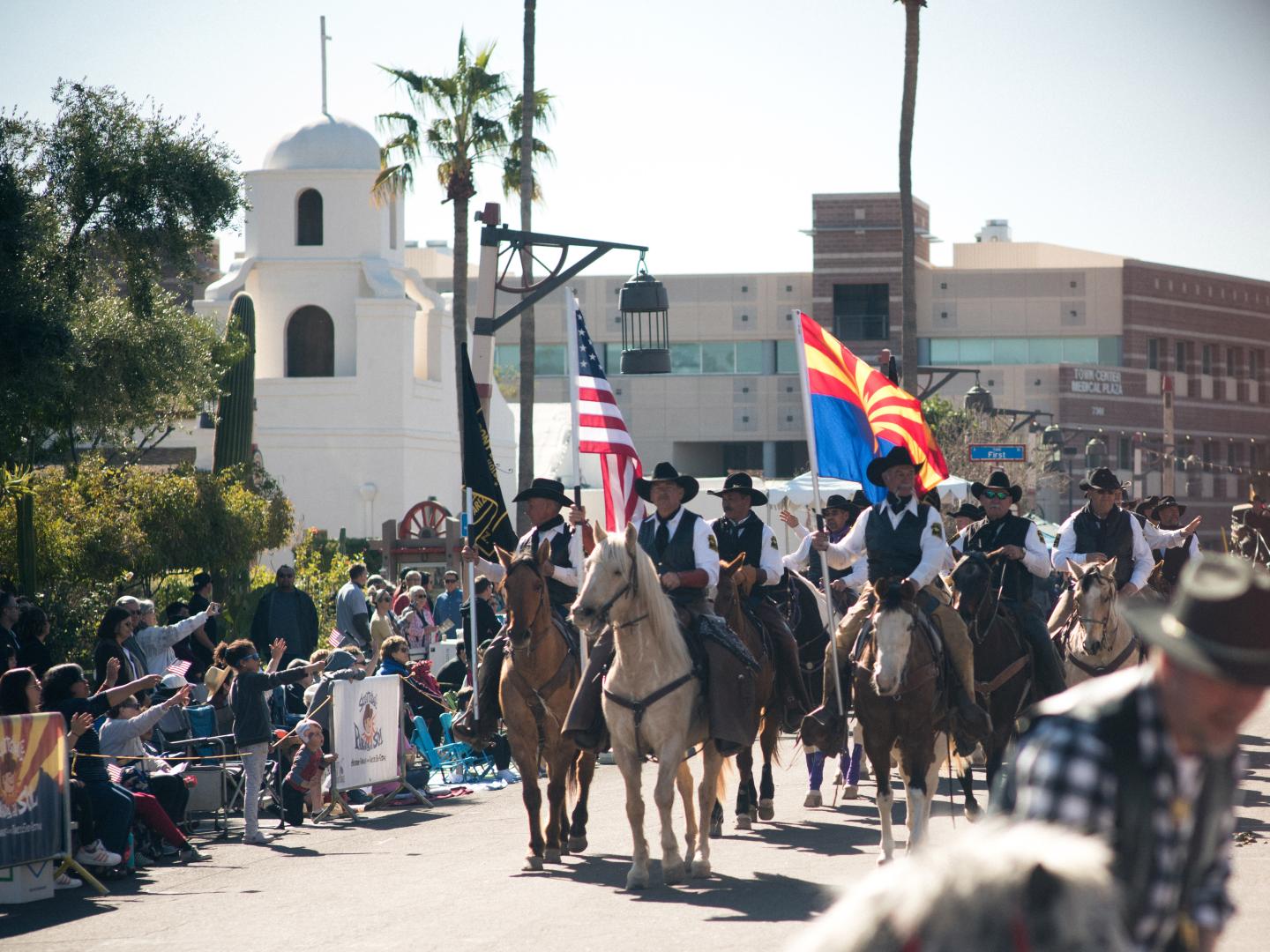 The annual Parada del Sol Parade is a part of Western Week in Scottsdale, Arizona