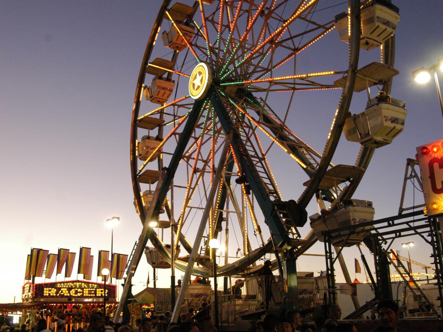 Rides and more at the Tri-State Fair & Rodeo in Amarillo, Texas