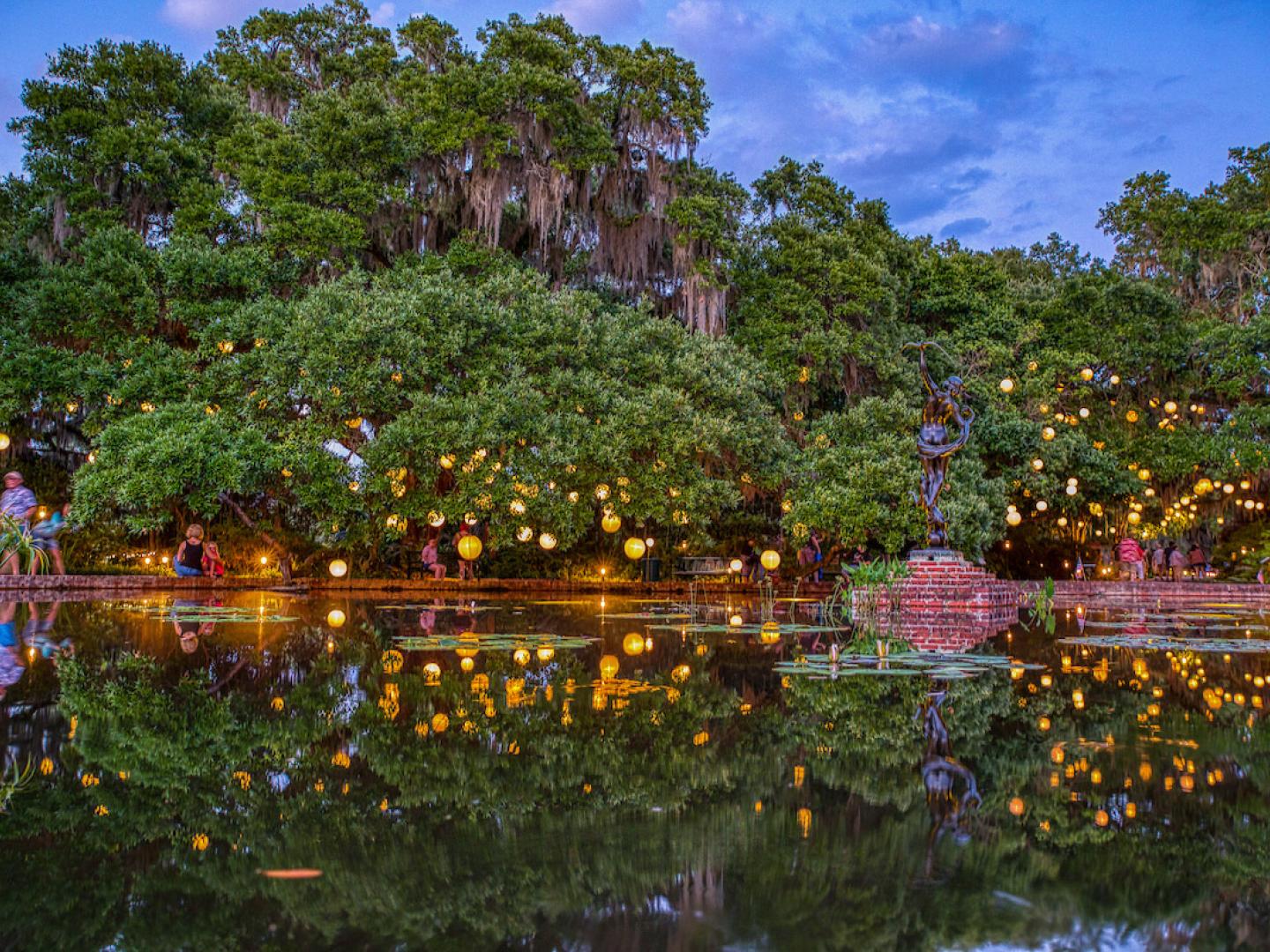 Nights of a Thousand Candles aux Brookgreen Gardens de Myrtle Beach, Caroline du Sud