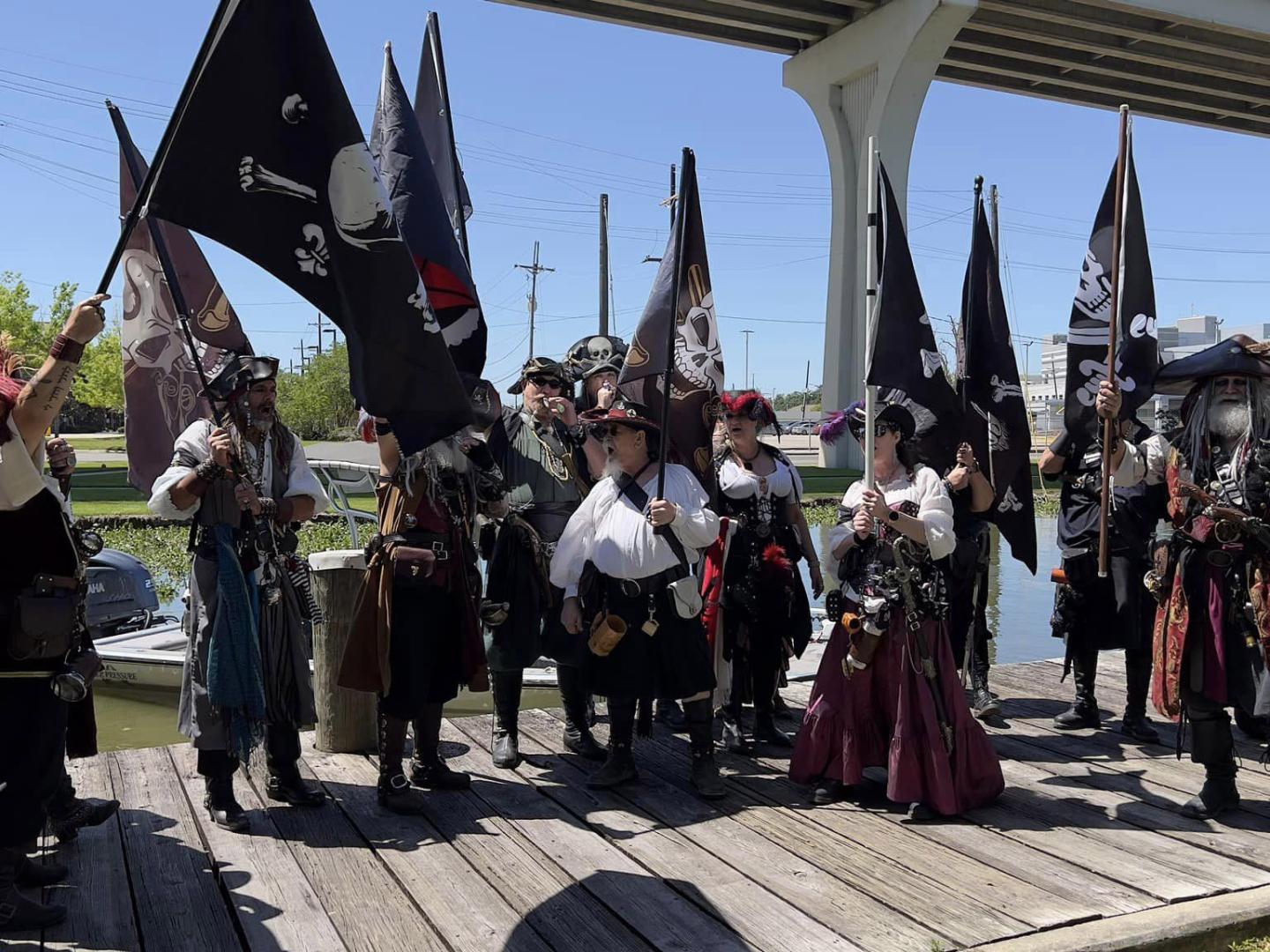 Celebrating the Pirates and Boots Festival in Houma, Louisiana
