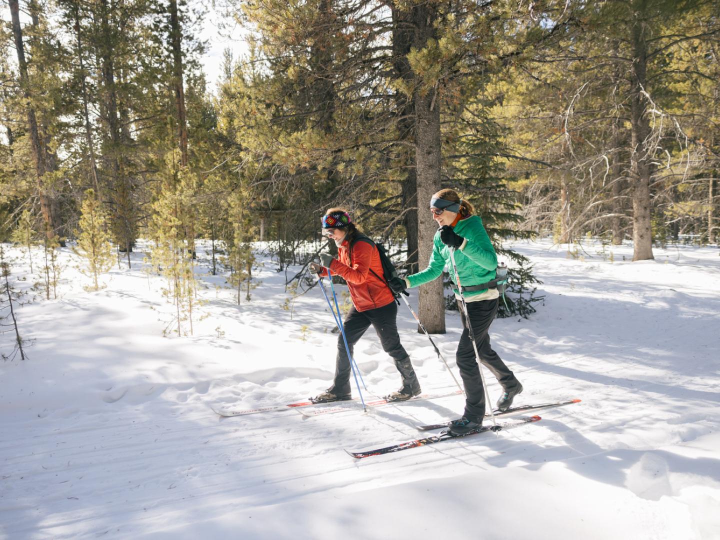 Cross country skiing in Buffalo, Wyoming