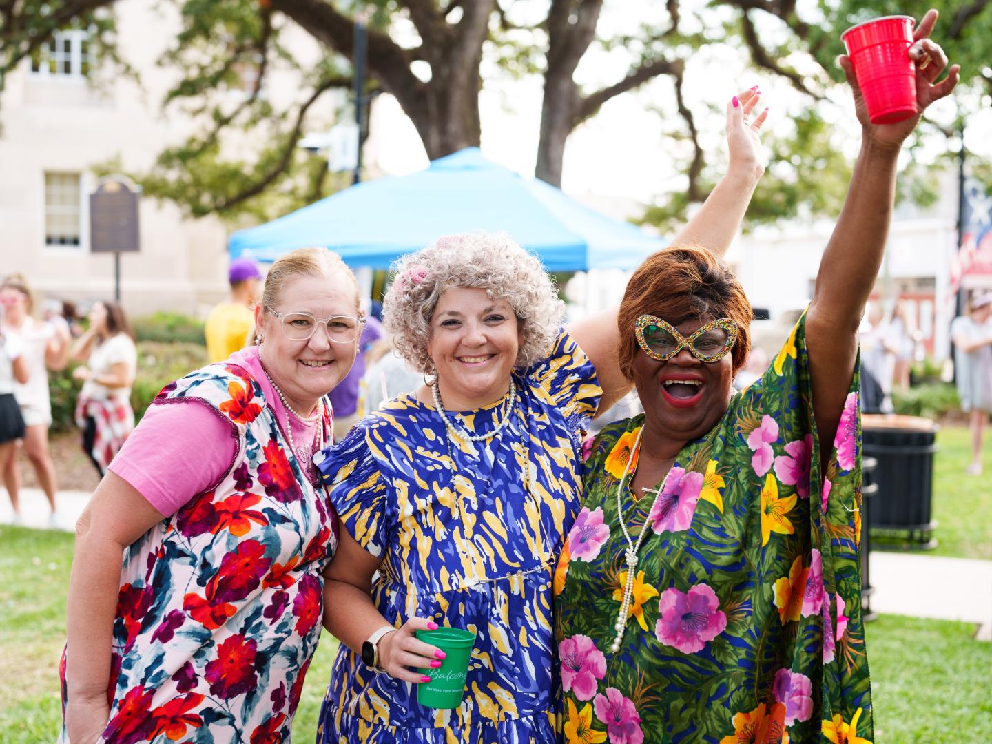 Participants of the annual Maw Maw Walker in Houma, Louisiana