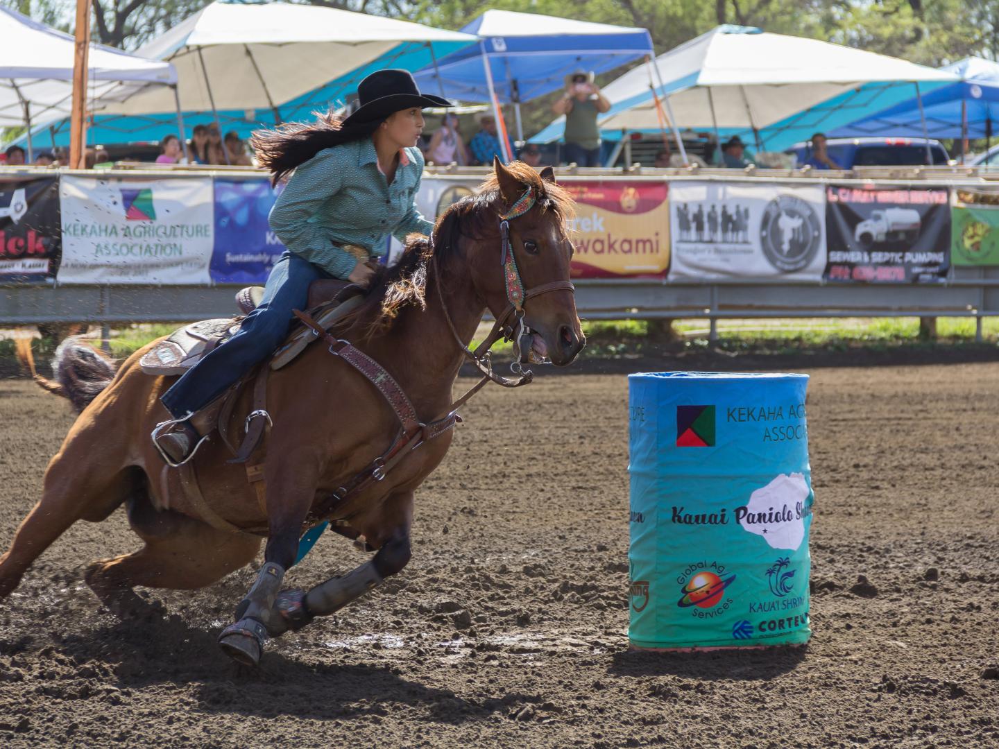 The Paniolo Rodeo Showdown in Waimea, Kaua'i