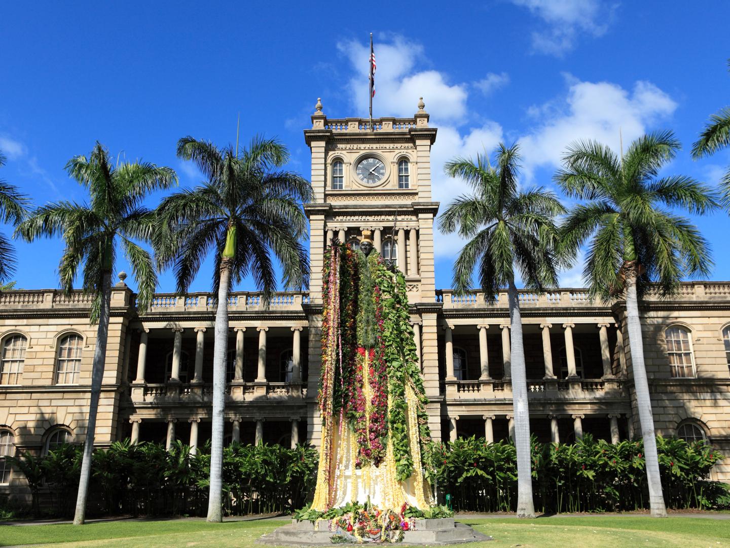 'Iolani Palace in Honolulu, Hawai'i