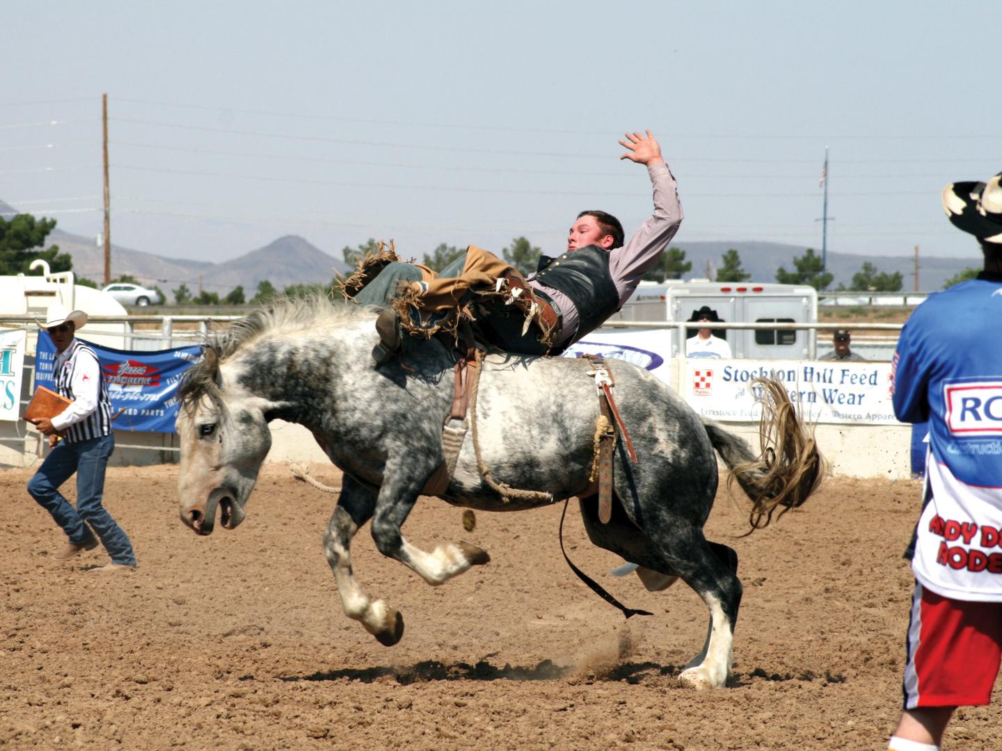 Cowboy at the Kingman PRCA Rodeo in Kingman, Arizona