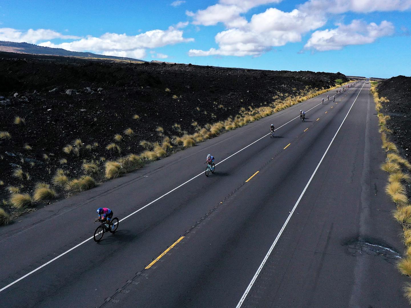 The annual triathlon competition at the IRONMAN World Championship on the island of Hawai’i
