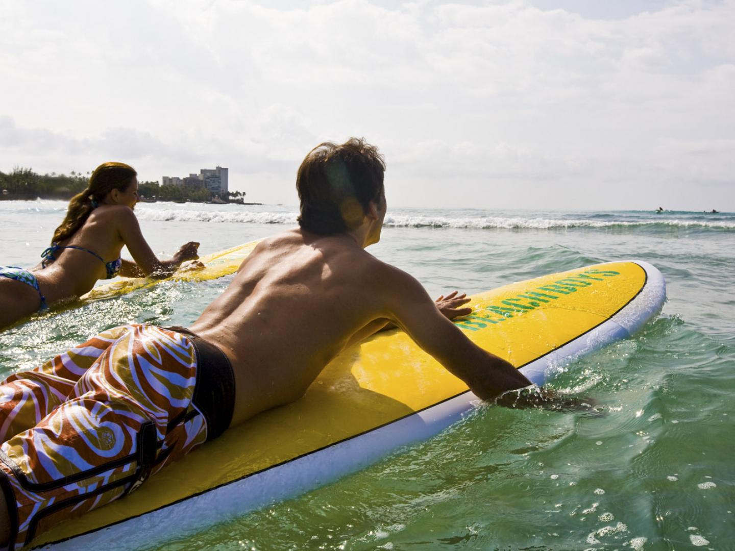 Waikīkī Beach in Honolulu, Hawaiʻi